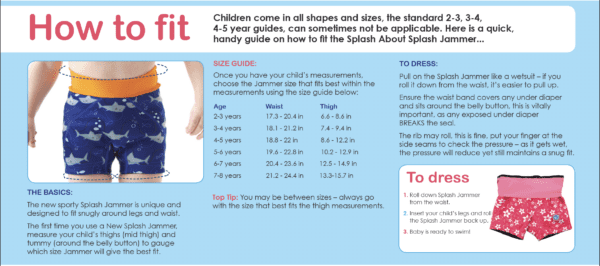 splash-jammers-sizing-guide